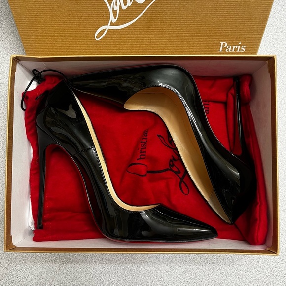Christian Louboutin Shoes - Christian Louboutin So Kate Black Patent Leather 120mm Pumps